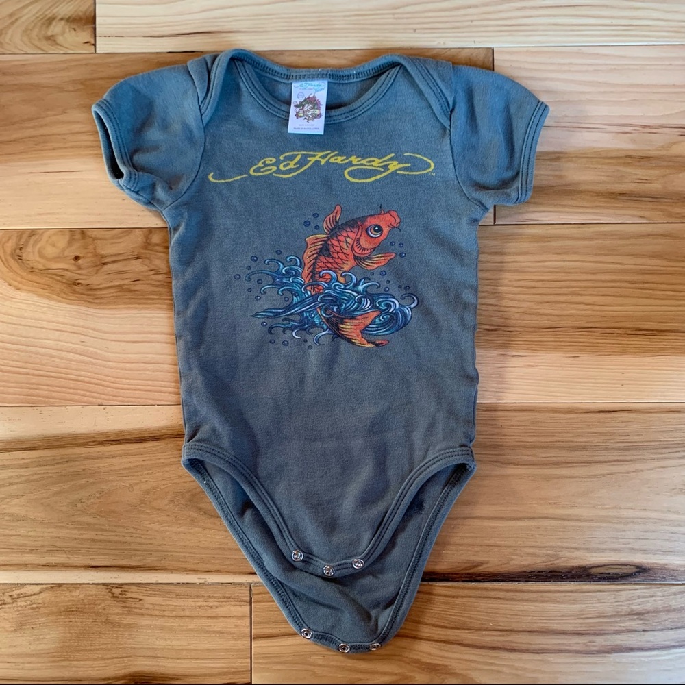 Ed Hardy onesie